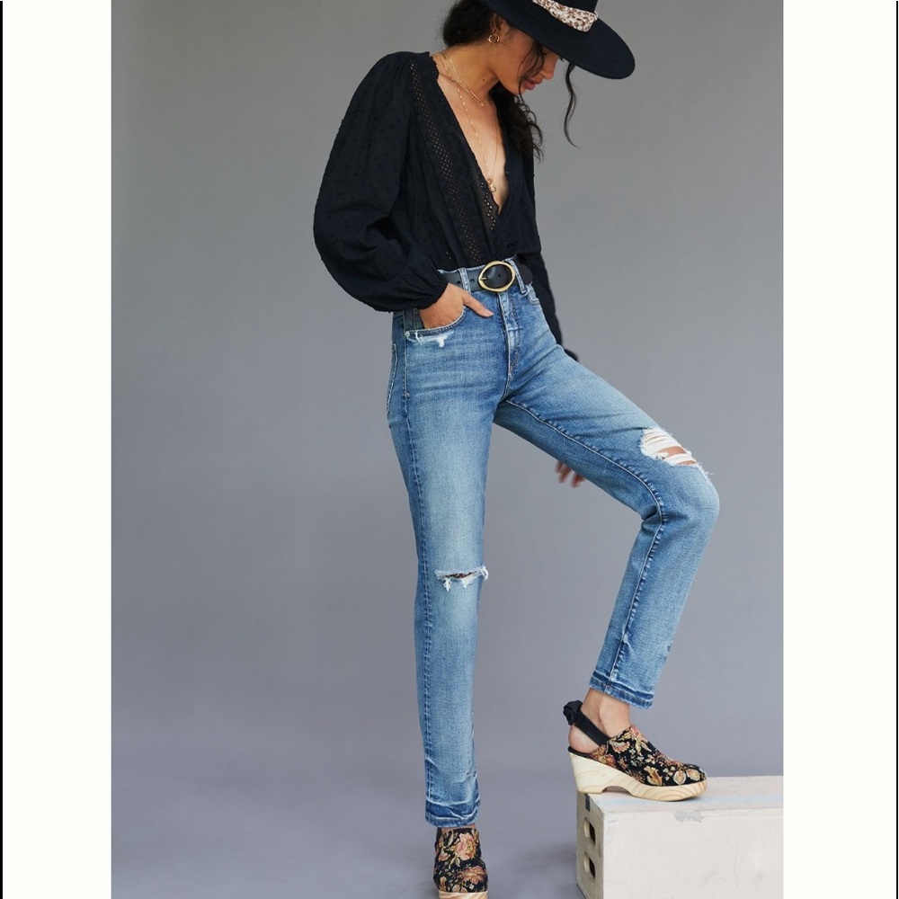 NWT! Anthropologie Pilcro The Selvedge Vintage Straight Jeans 24P (SOLD OUT!)